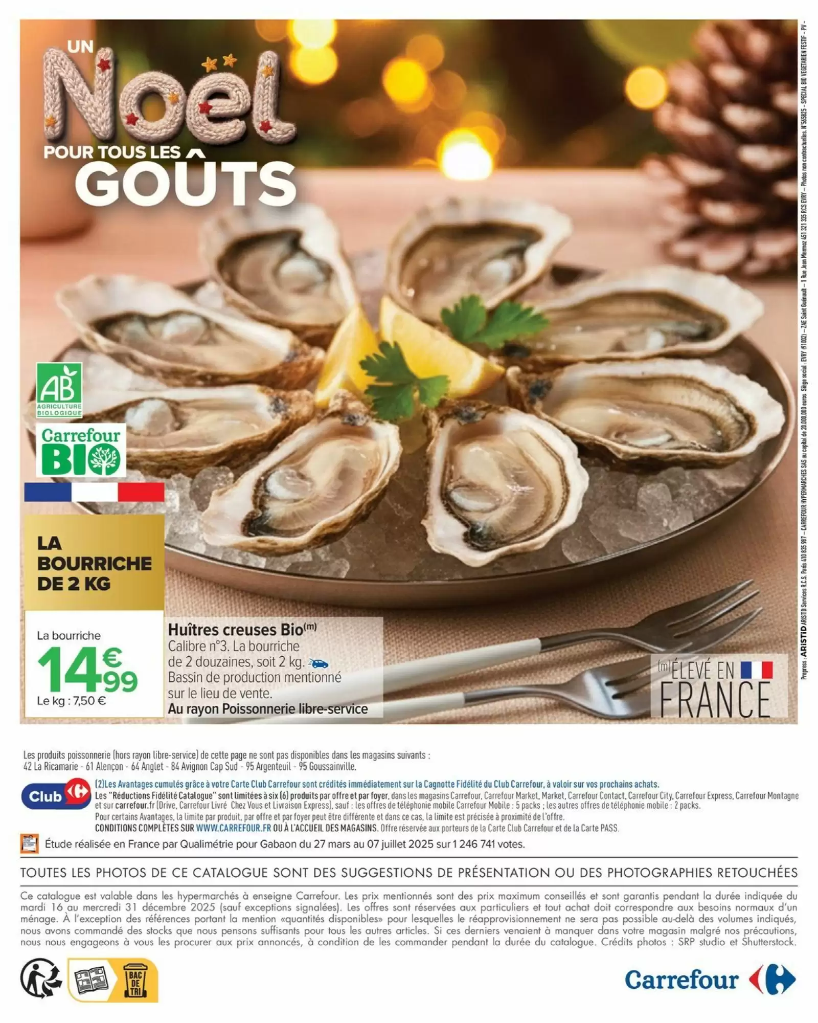 ✨ Carrefour : Prospectus Noël — Pour tous les goûts, même le bio