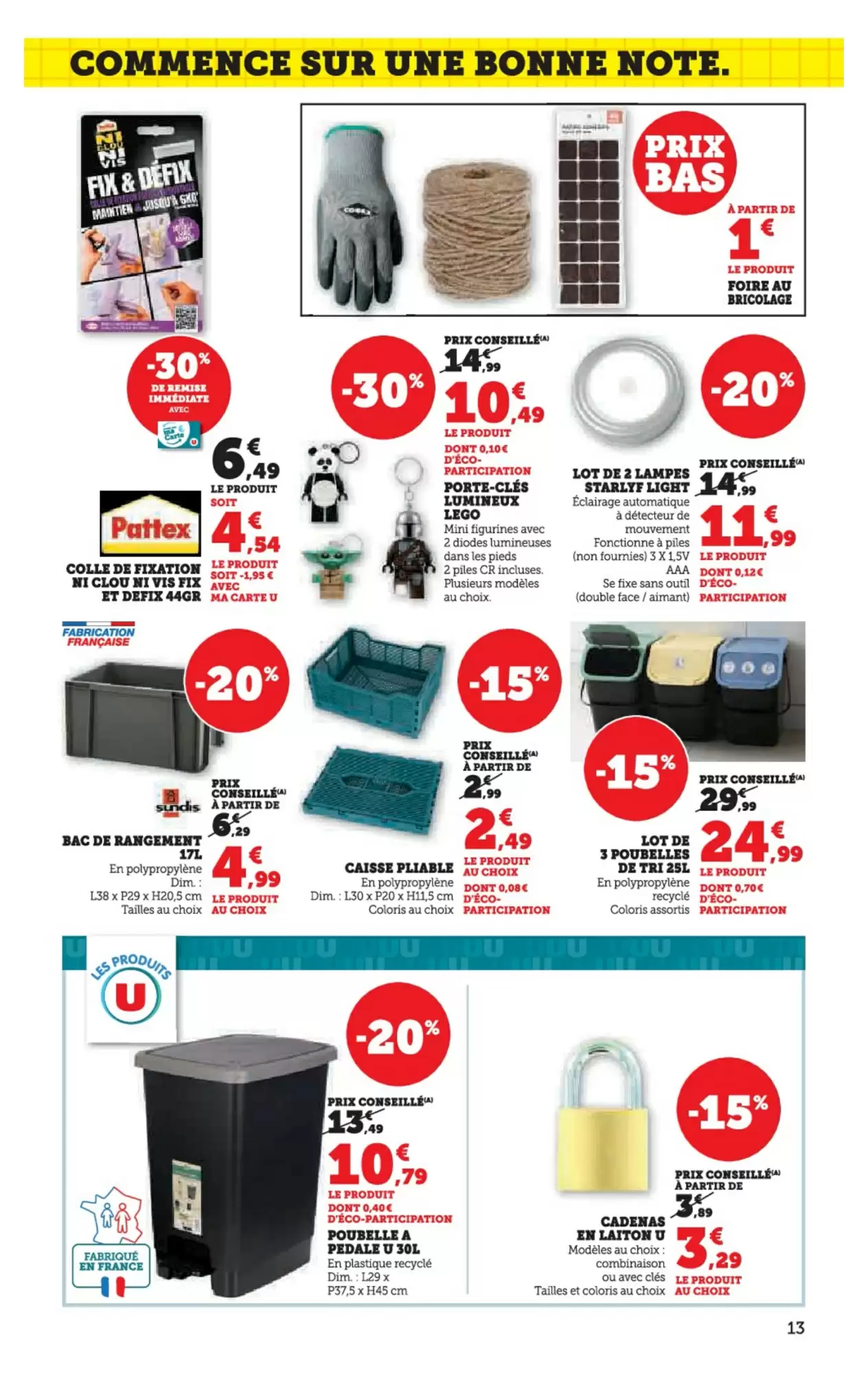 🎒 Super U La Rentrée | -20€ Immédiats avec Ma Carte!