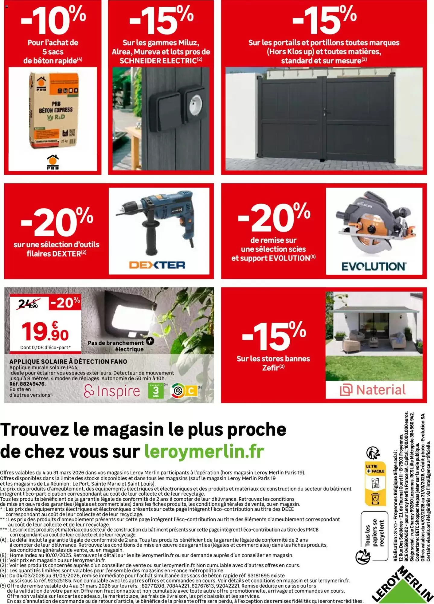 🛠️Leroy Merlin Prospectus – Offres Maison & Jardin -15% Terrass