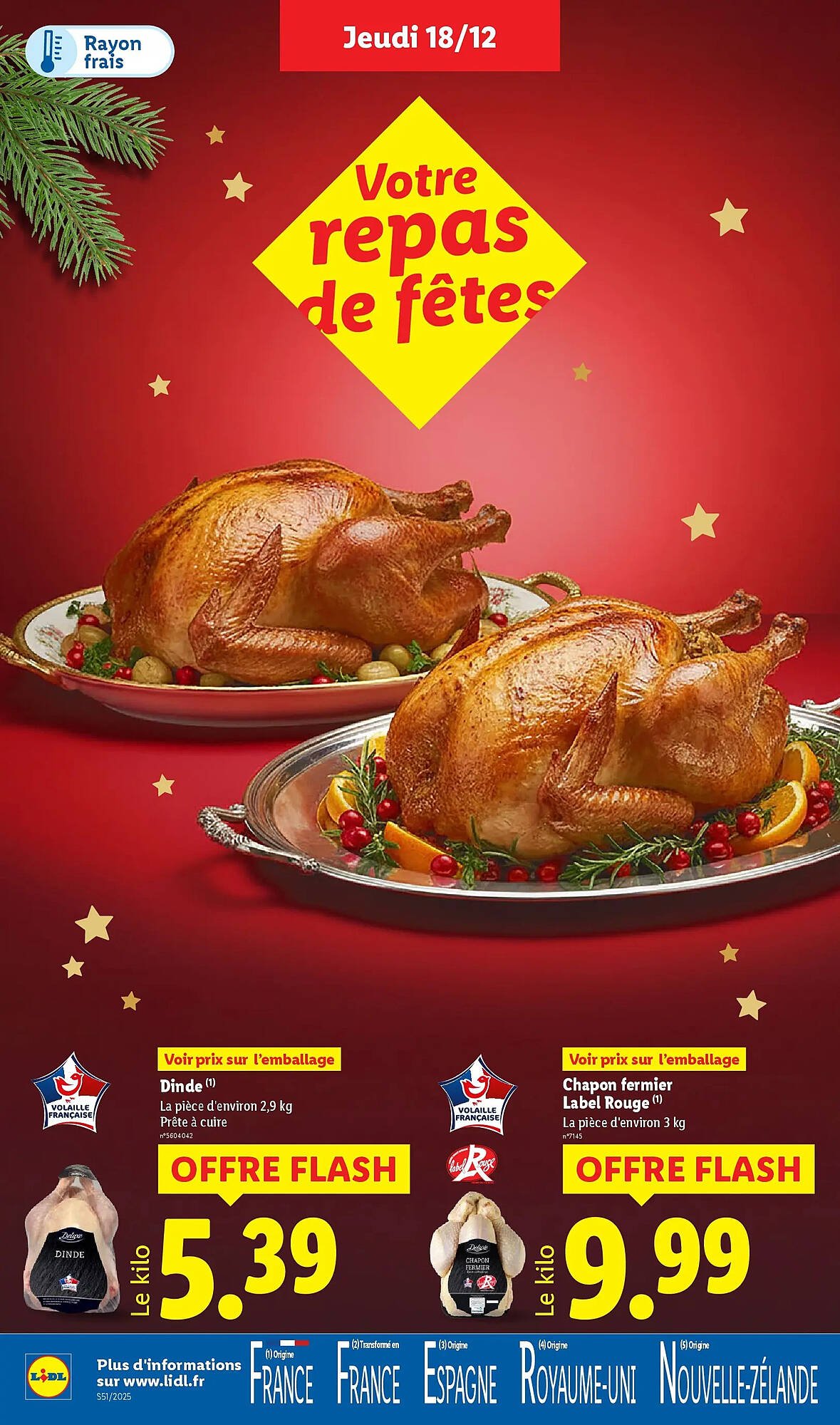 ✨ Lidl : Catalogue du 18/12 au 26/12 — Noël avec Deluxe!