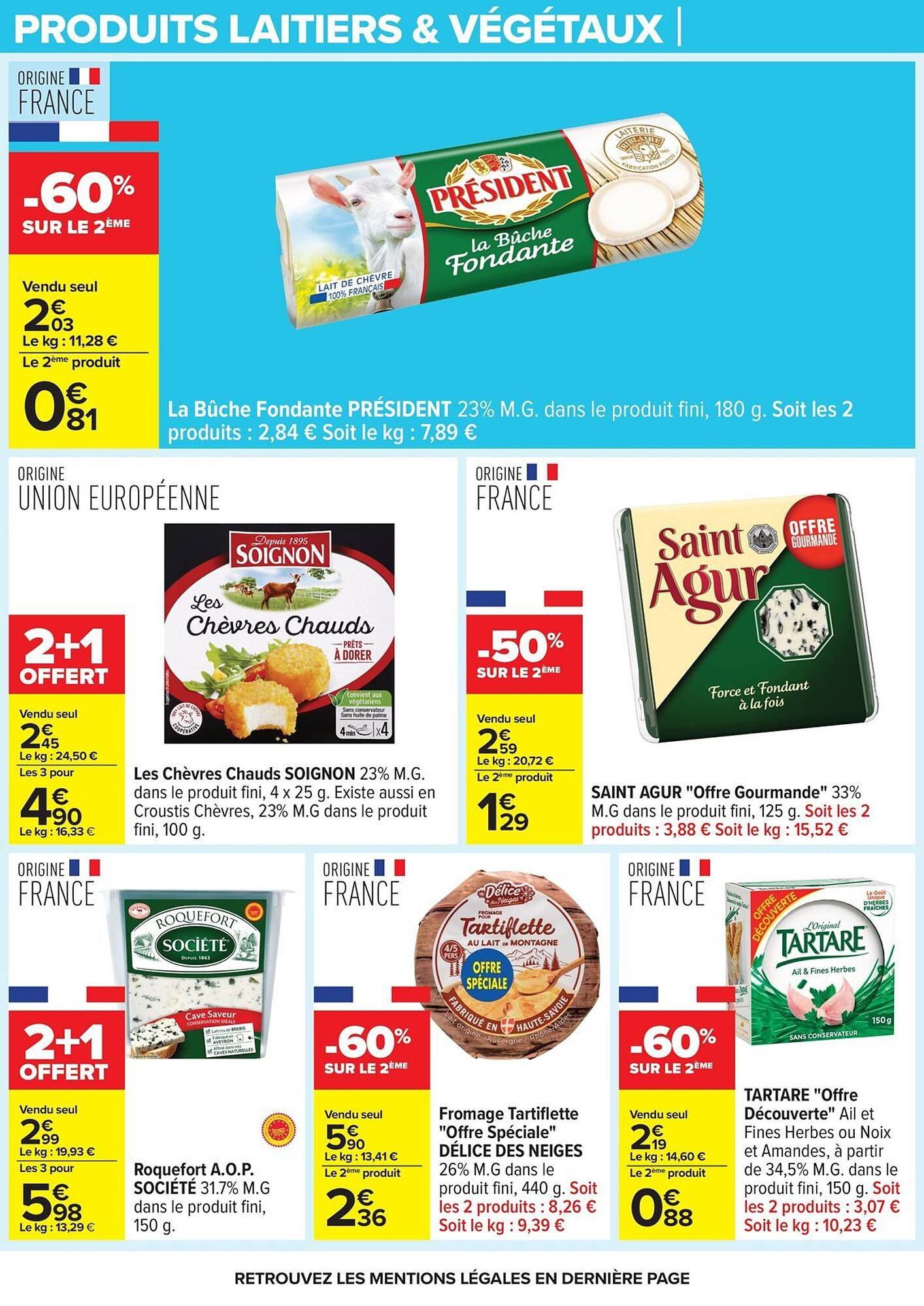 🥛 Carrefour Catalogue – Laitier & Végétal en Promo