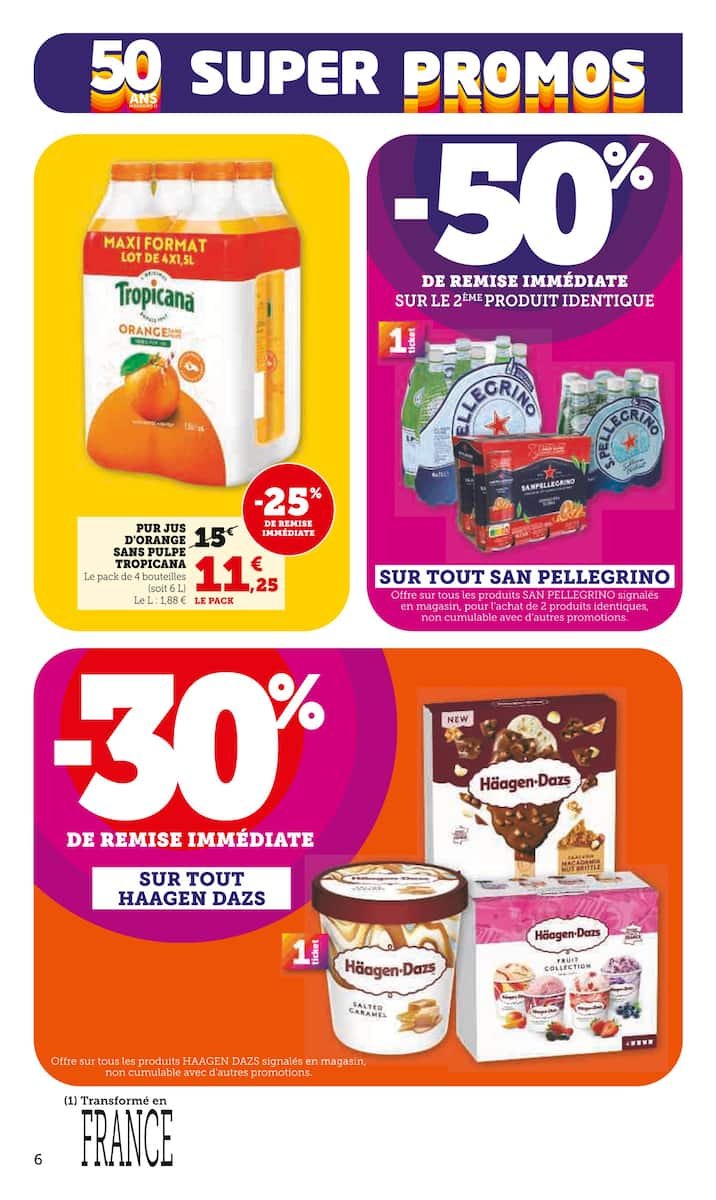 🎉Super U | 50 ANS des Magasins U 🛒 - Offres Exceptionnelles!