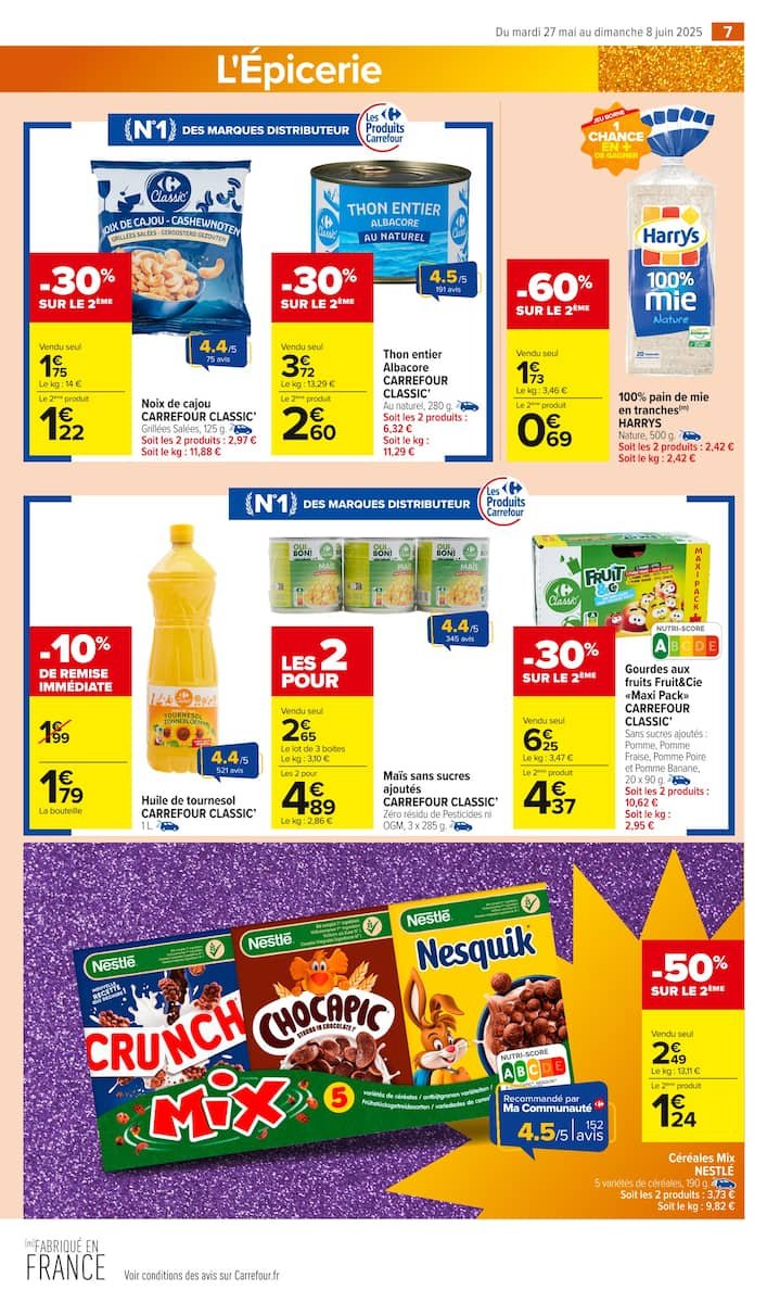 🛍️ Catalogue Carrefour Market - Le Mois À Vos Marques, Partez! 🎯