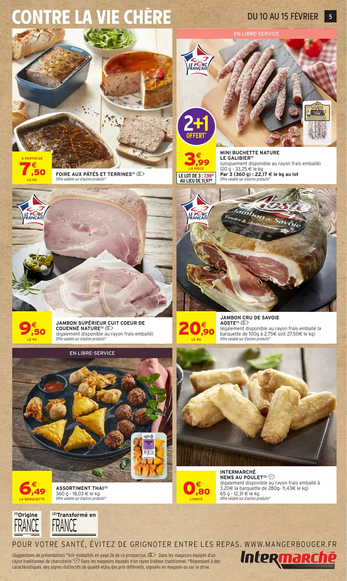 🍱Intermarché : surgelés en bons d’achat + -30% Asie