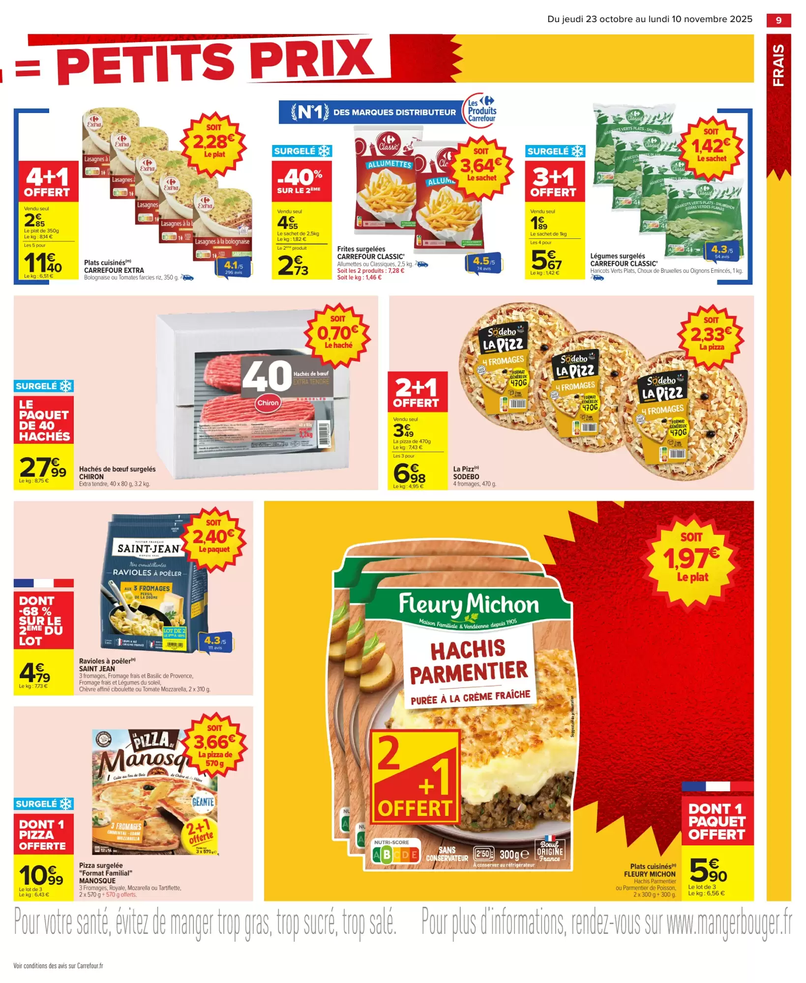 🥦Carrefour Catalogue – Gros Volumes = Petits Prix 💶 Offres Immanquables