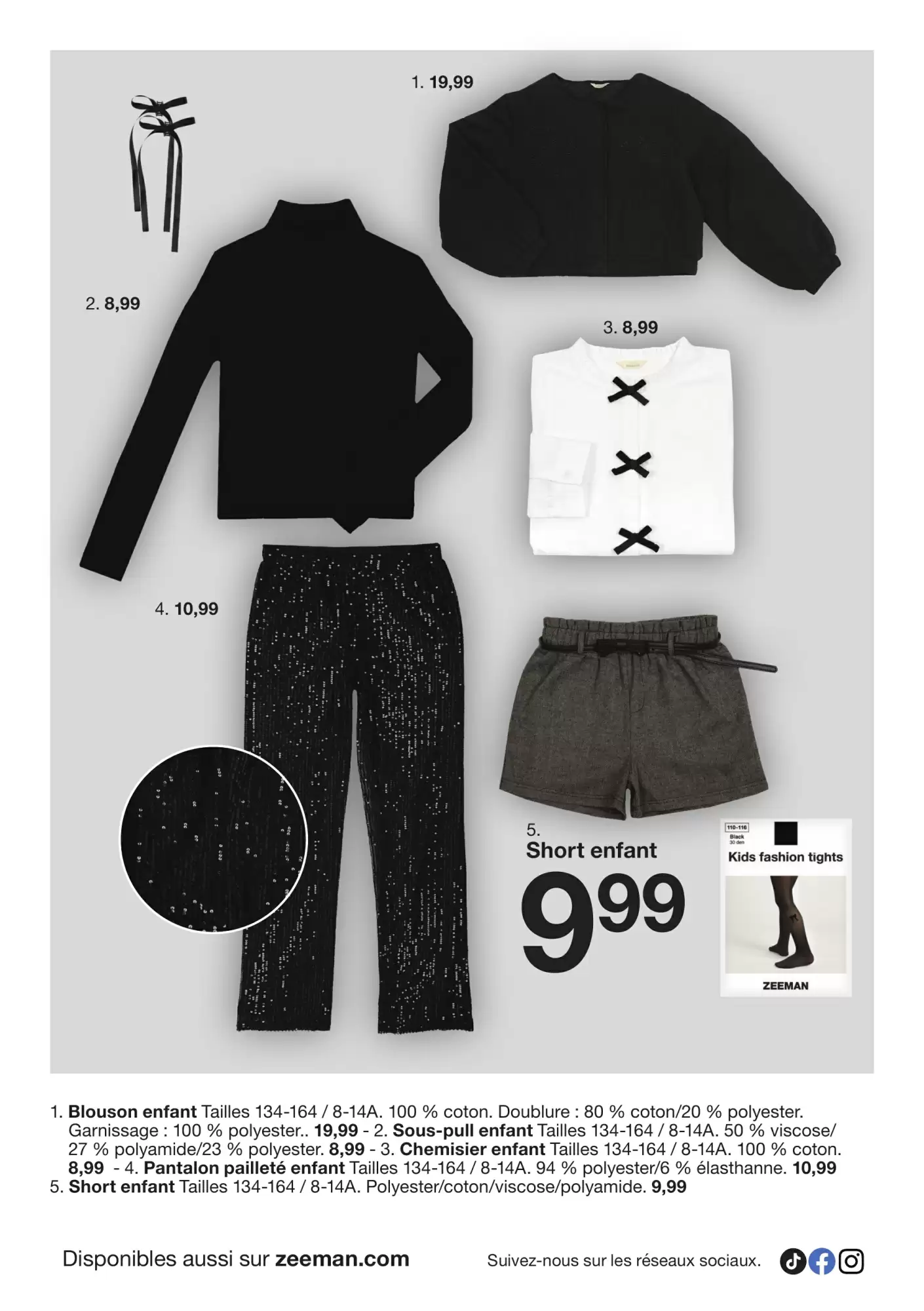 👗Zeeman Catalogue 🎉 Tenues de Fête & Déco à Petits Prix