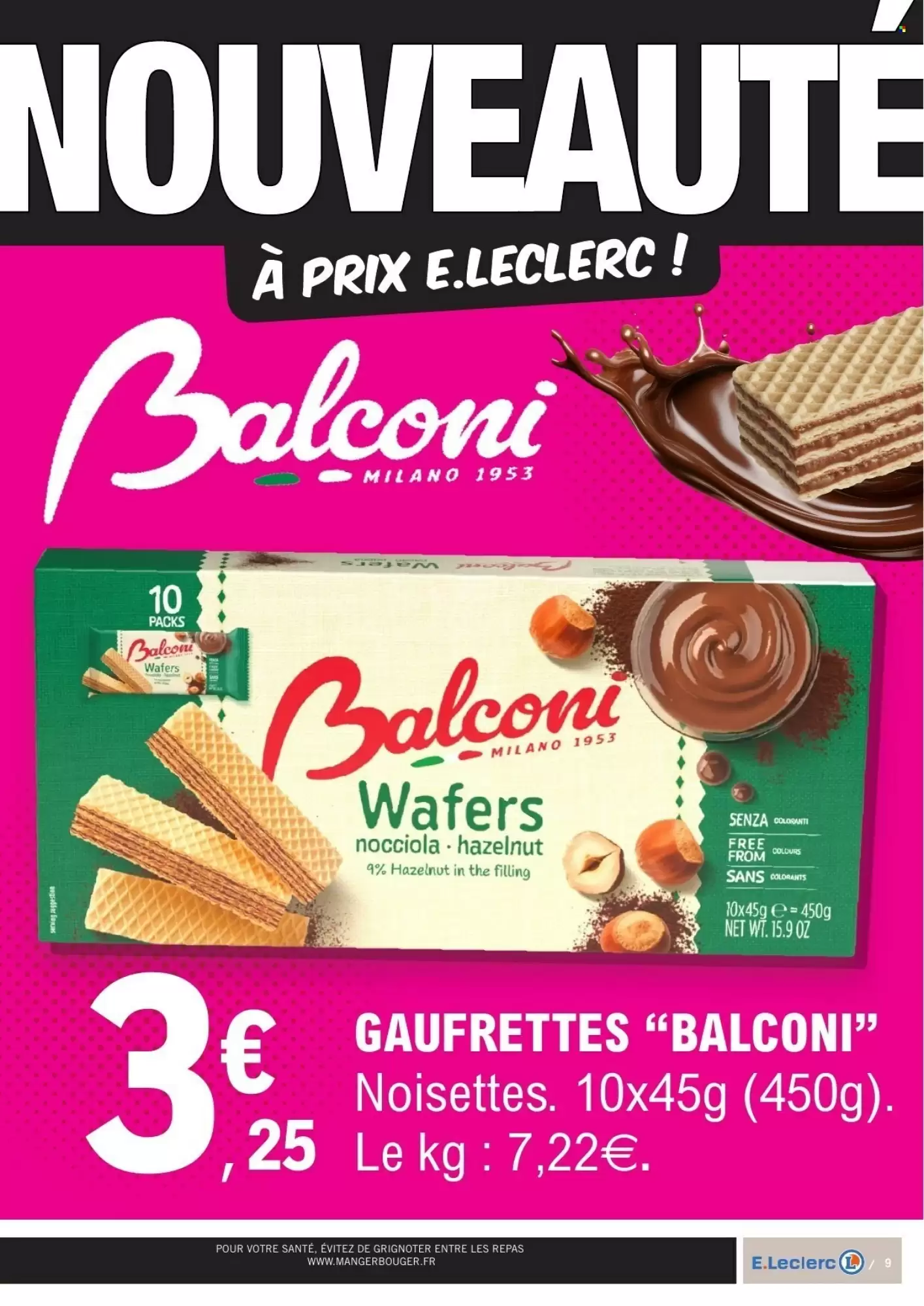 🥞E.Leclerc : Chandeleur gourmande – Nutella & bons fidélité