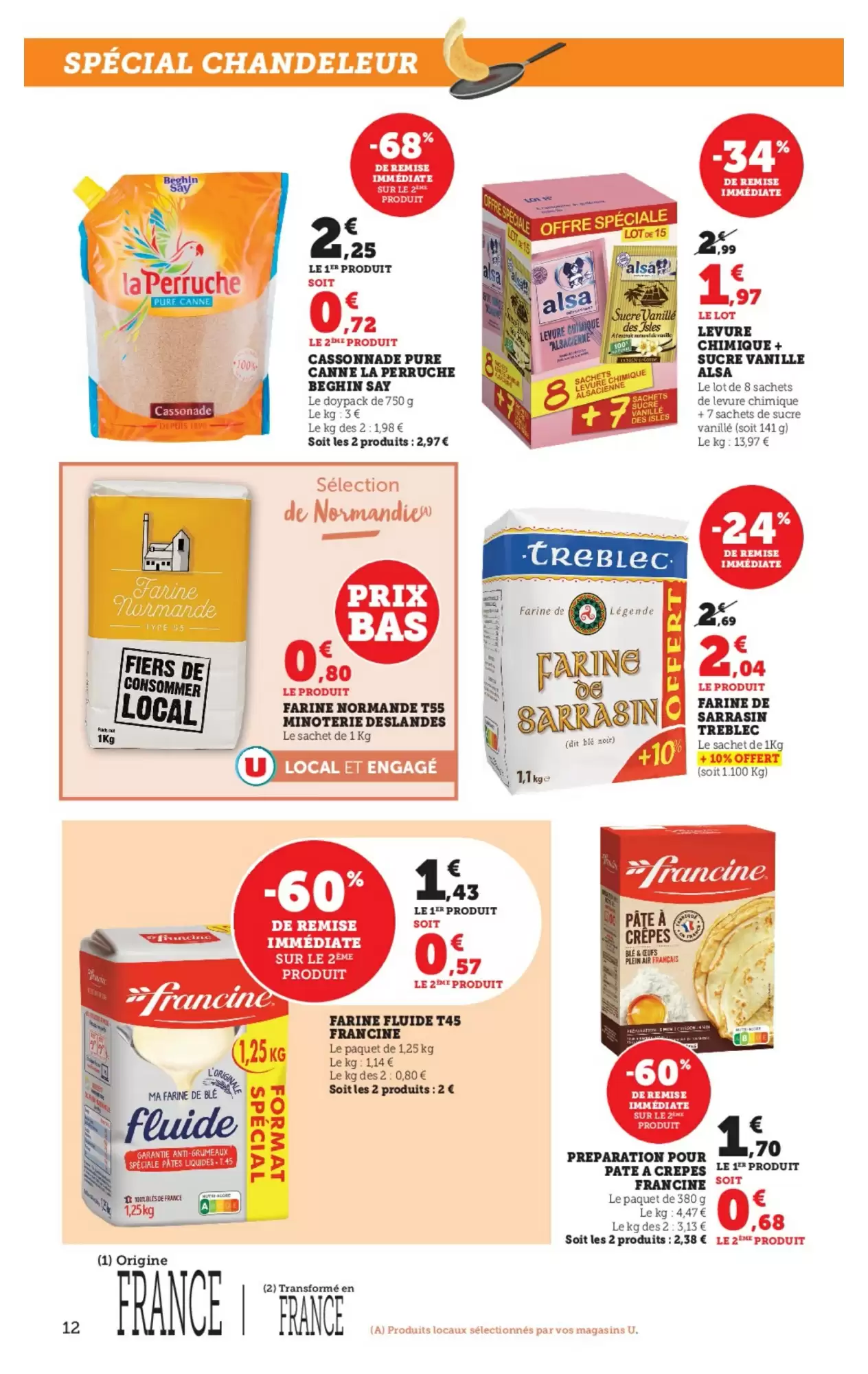 🍳Super U : Chandeleur à prix doux – jusqu’à -60%