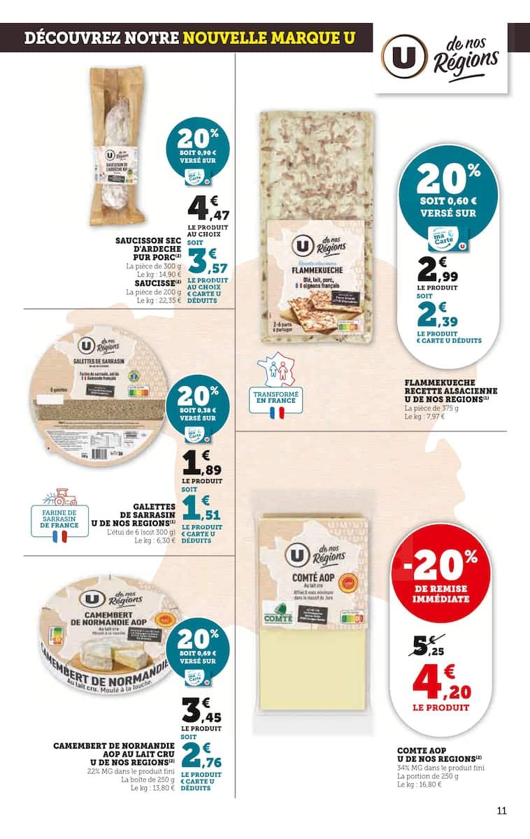 🧀 Catalogue U-Express – Blini Fouetté Échalote & Ciboulette