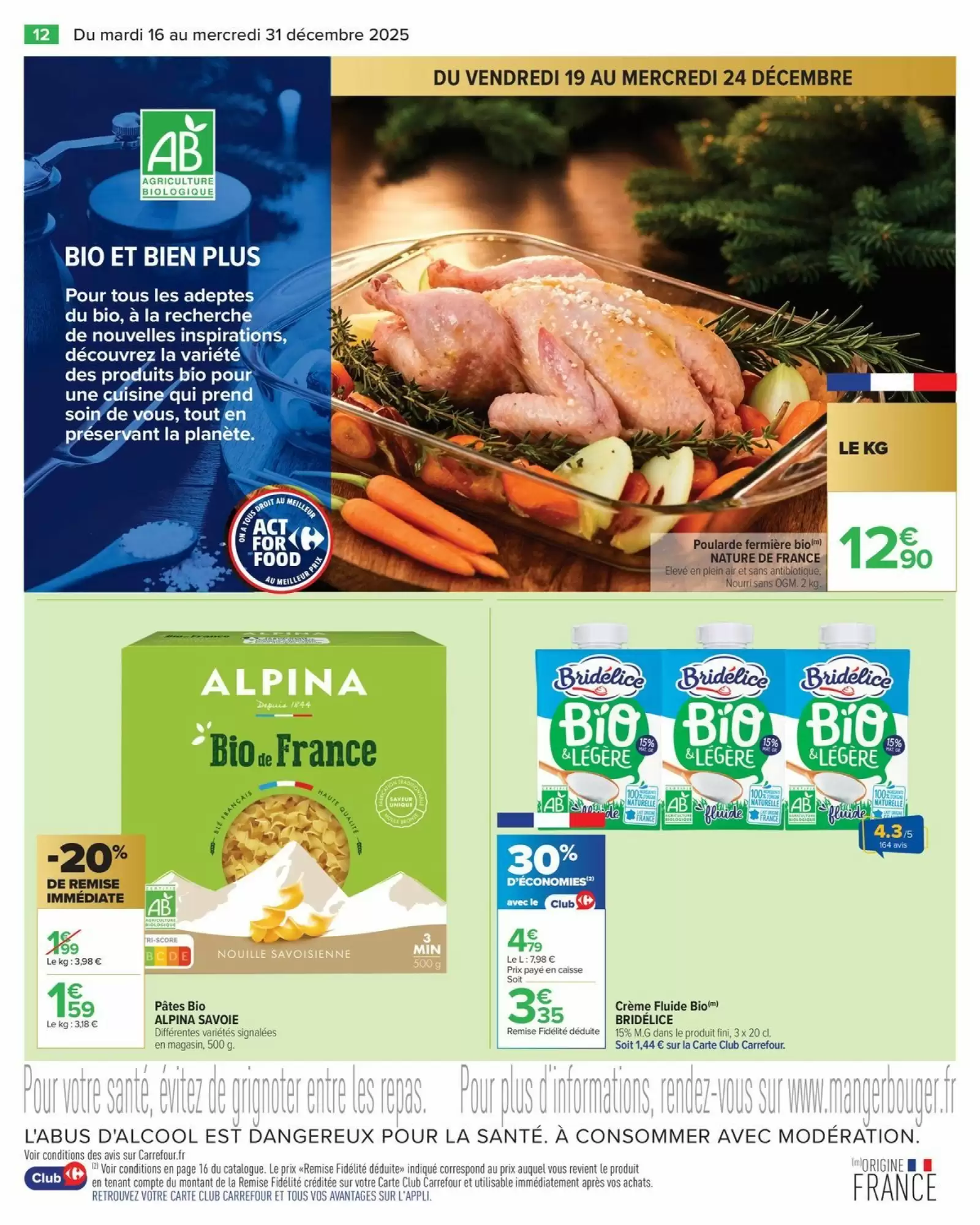 ✨ Carrefour : Prospectus Noël — Pour tous les goûts, même le bio