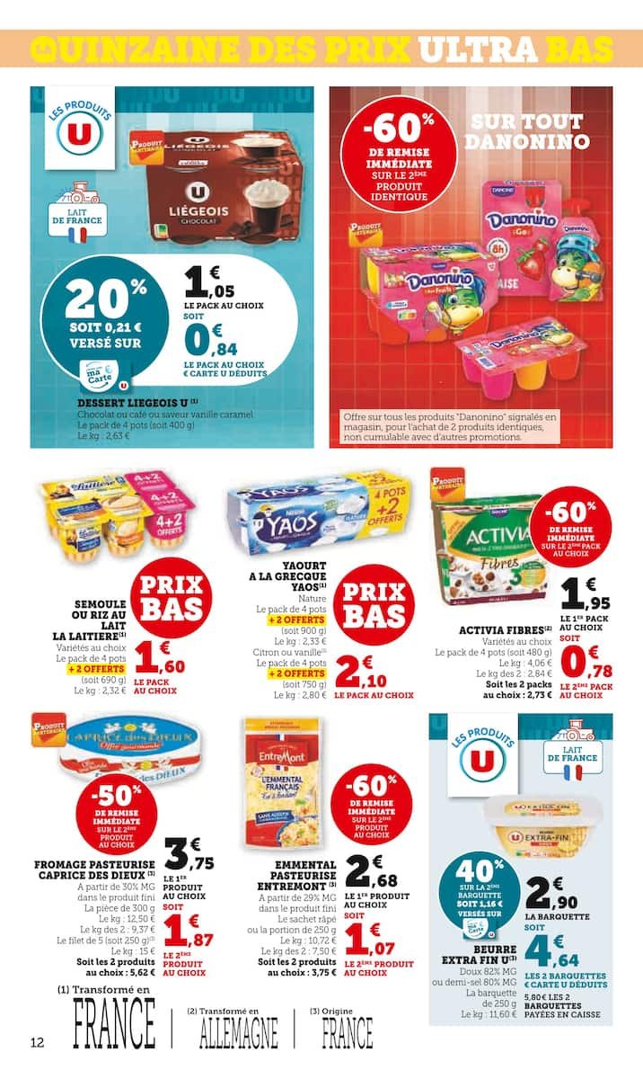 🛒 U Express Prospectus | Quinzaine des Prix – Jusqu’à -60%