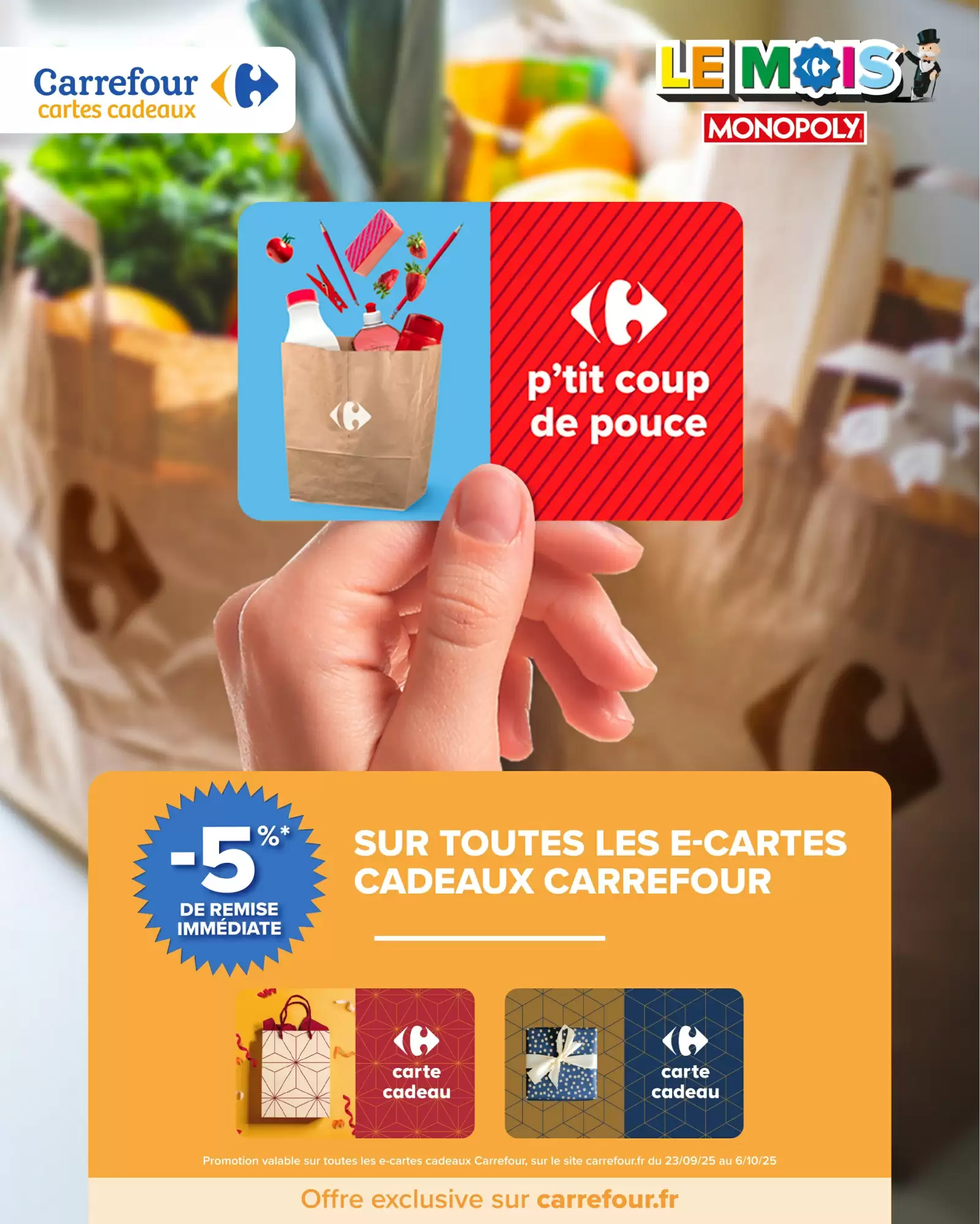 🔥Carrefour Market-50% Club Sodebo dès 15€ d’achat 🛍️