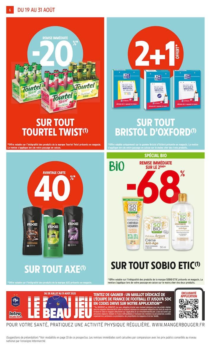 🎁 Intermarché SUPER | Jusqu’à 100€ remboursés en bons!