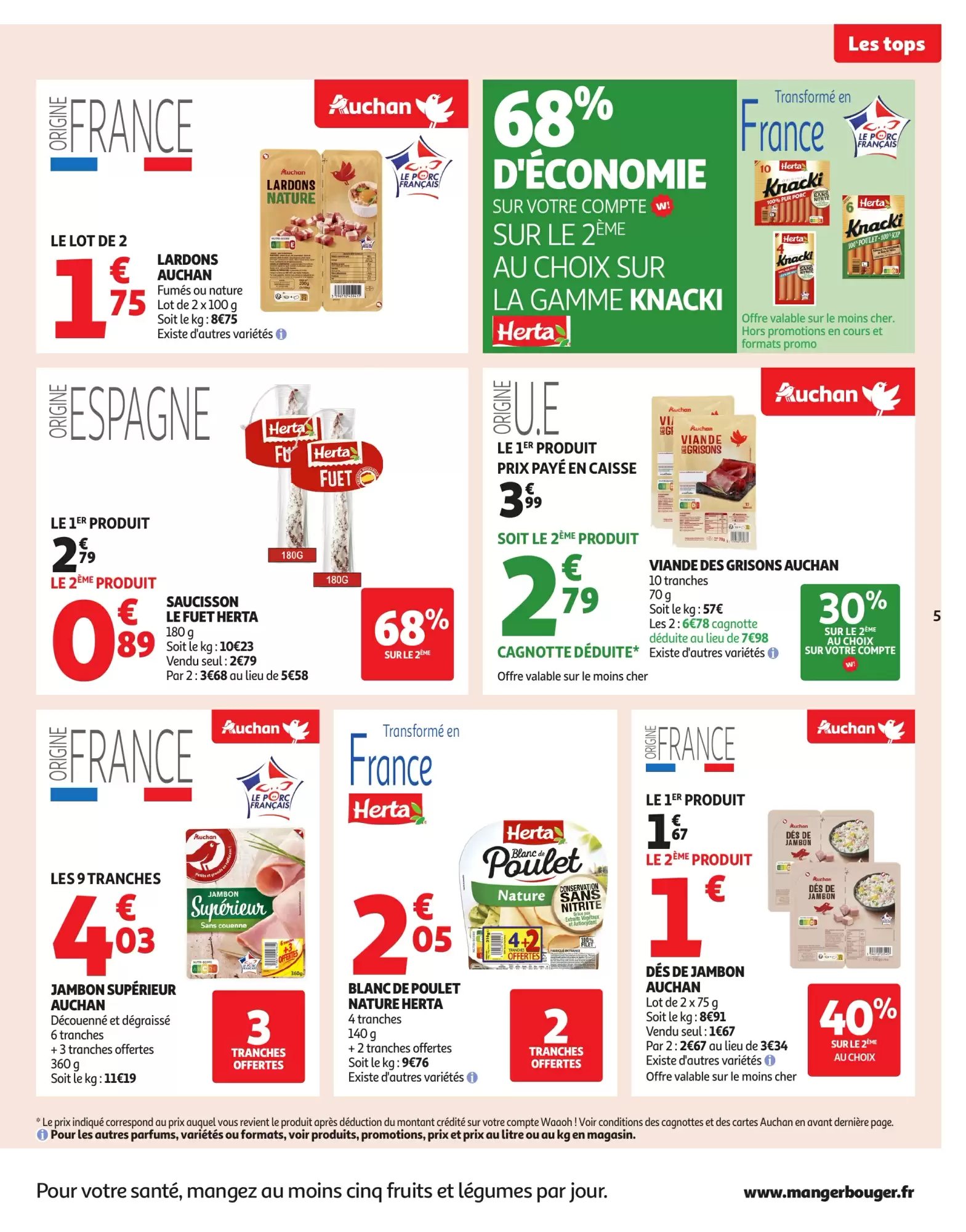 Catalogue Auchan 2–14 Sept. 2025 🛒 Des prix aussi bas 🔥
