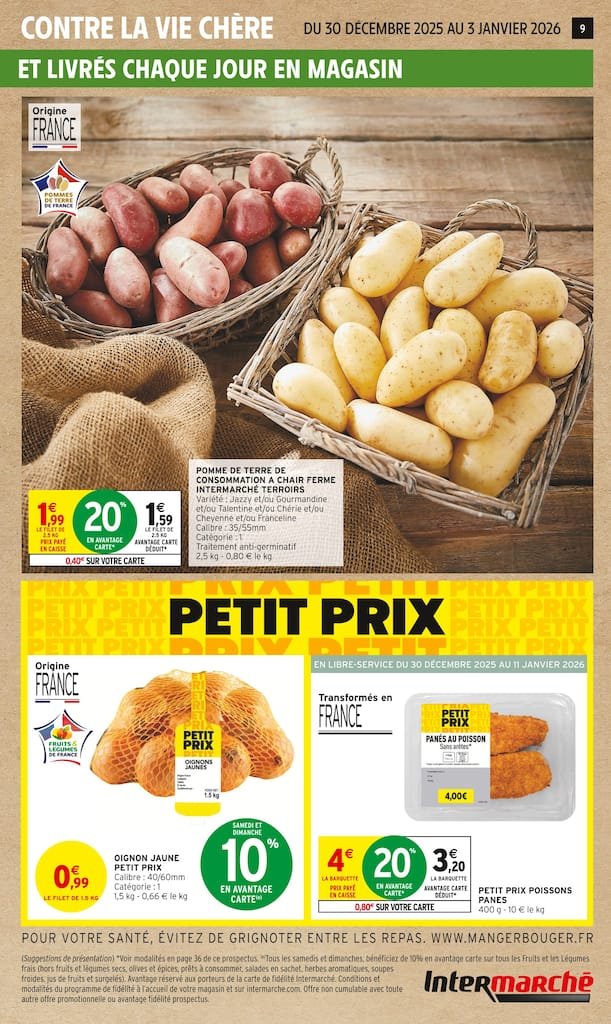 📅 Intermarché Catalogue du 30/12 au 11/01 – Bons Plans
