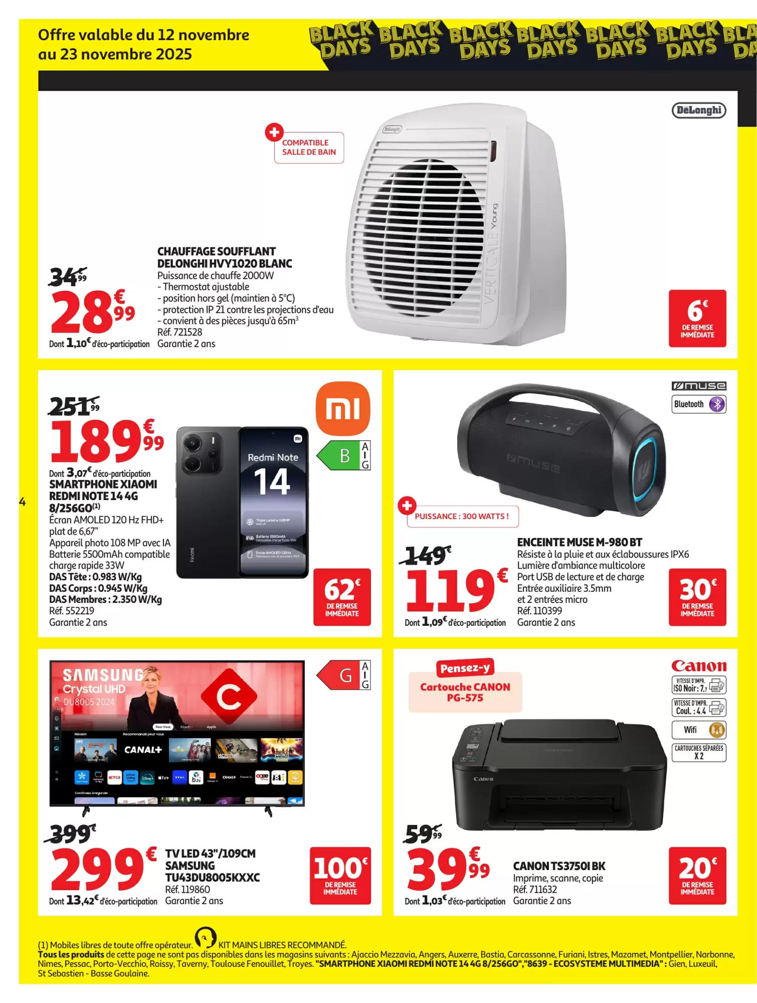 🔥Auchan Catalogue Black Friday 2025 🛒 Offres Imbattables & Bons Plans 🎁