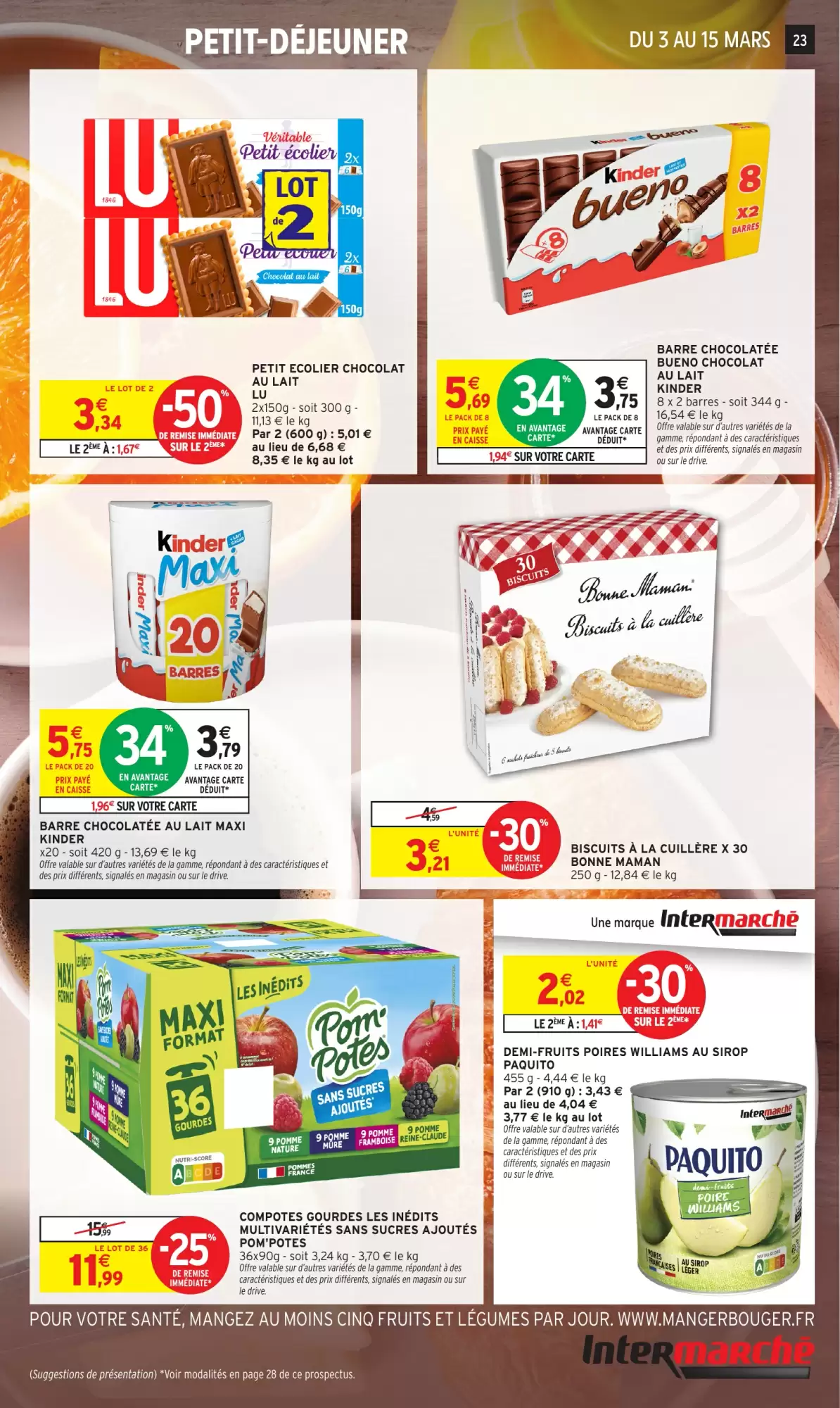 🔥Intermarché Prospectus | 34% en Avantage Carte en magasin!