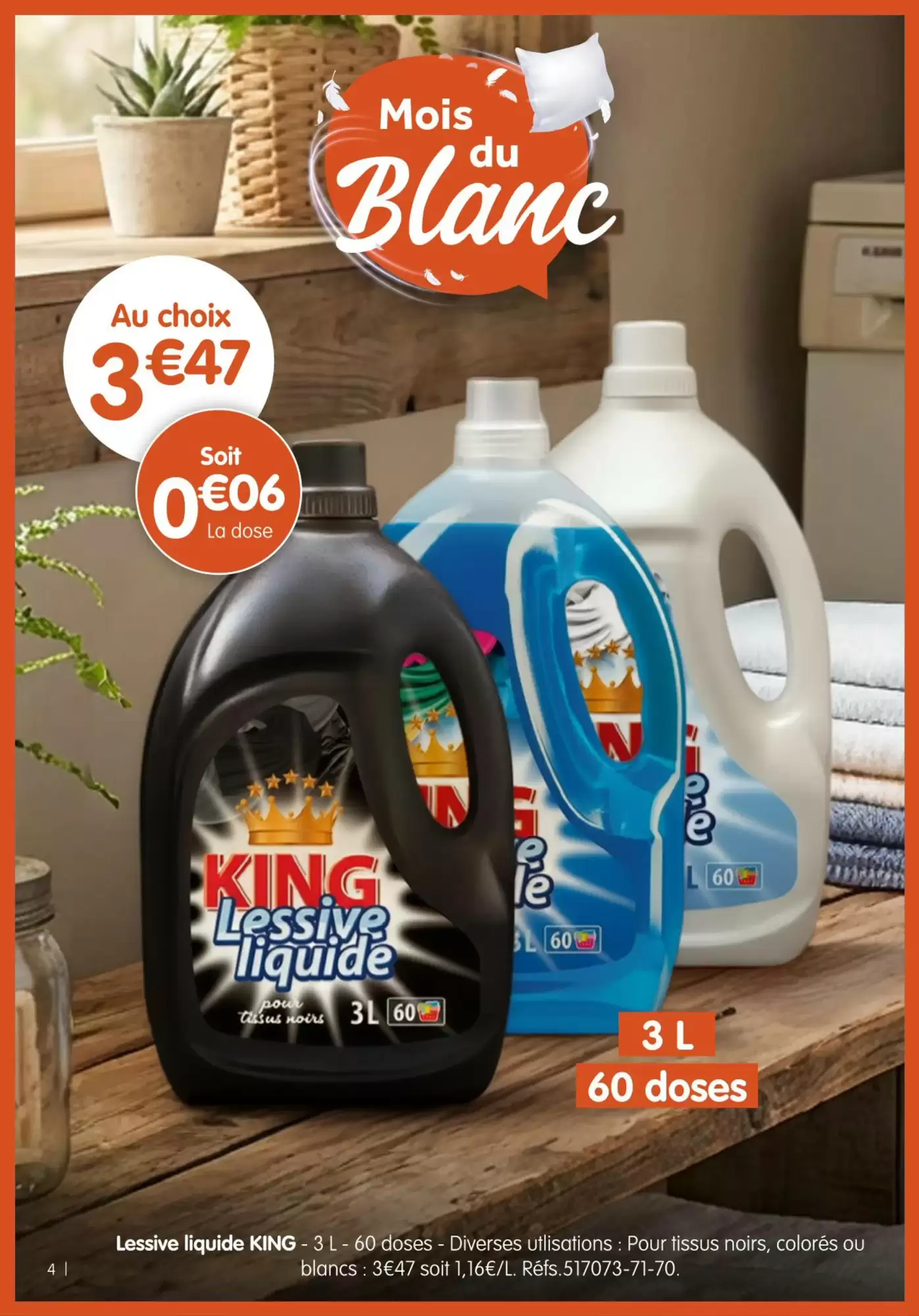 🧺B&M Mois du Blanc 2025 🛏️ Linge de maison en promo