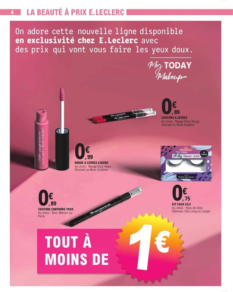 🧼Catalogue E.Leclerc : -80% sur Finish + promos jeu 2,5M€