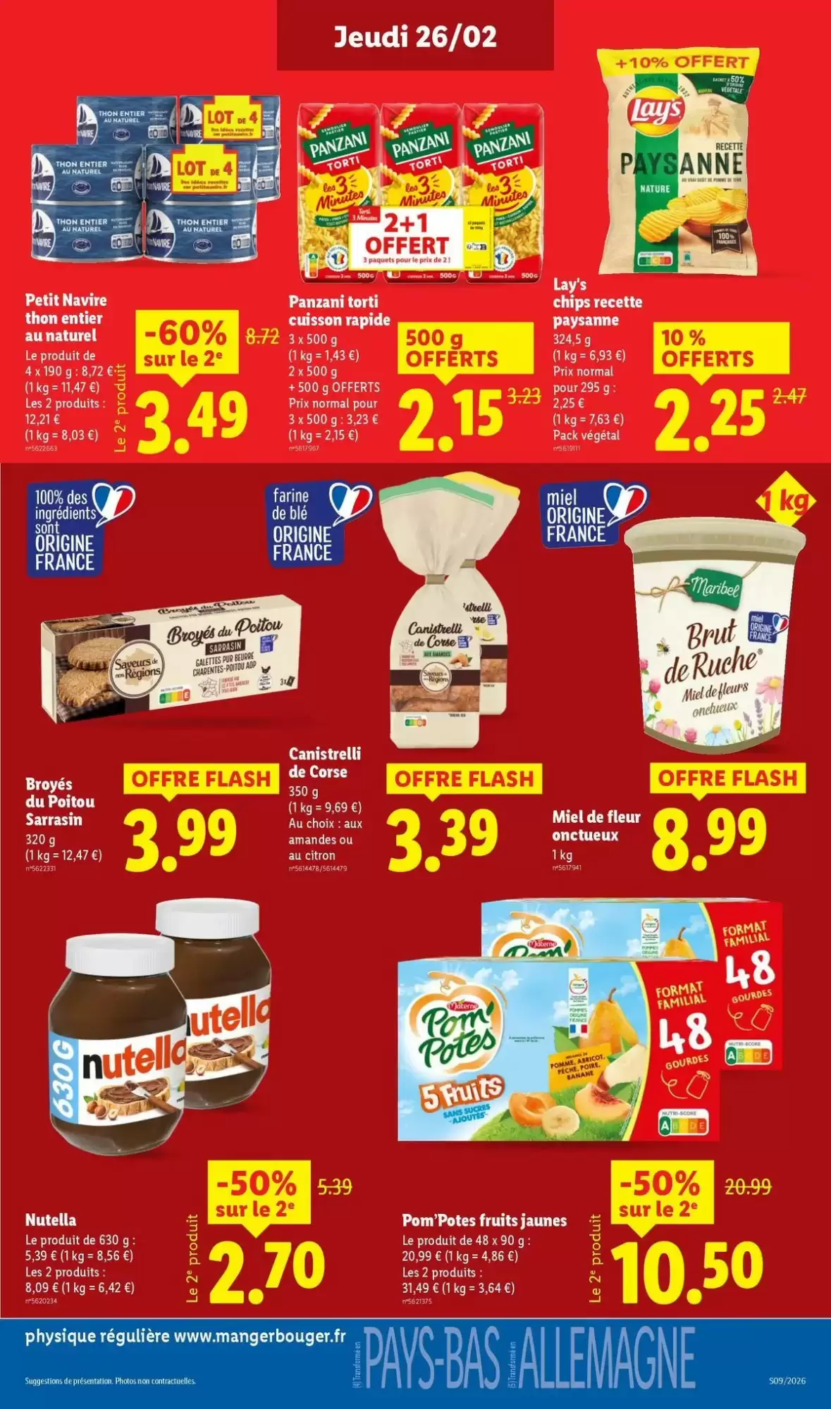 🛒 Lidl Flyer | 🔥 Offres du 26 fév. au 4 mars