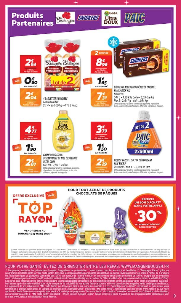 Netto Catalogue Pâques 2026 : Chocolats & Bons Plans 🐰✨