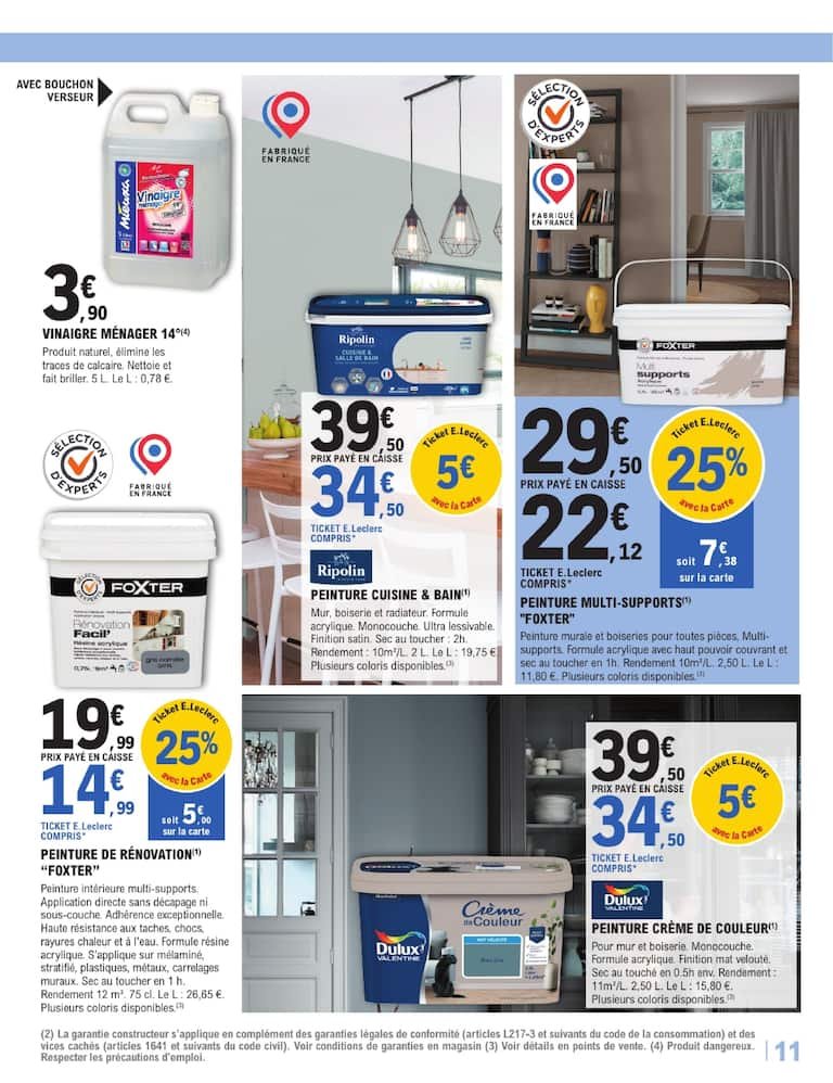 🚿BRICO E.Leclerc : promo salle de bain – douche relaxante