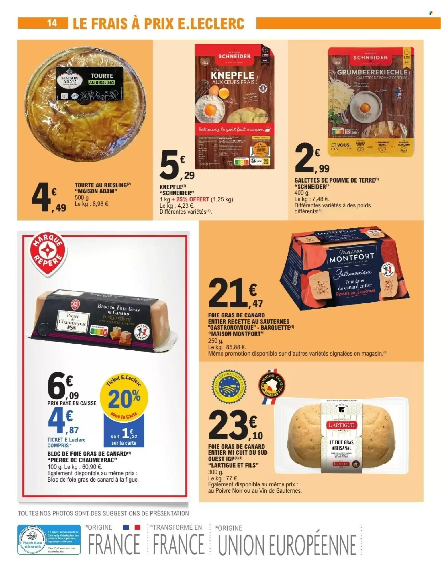 🥗 E.Leclerc Express: Prospectus — Tout pour se régaler à prix E.Leclerc