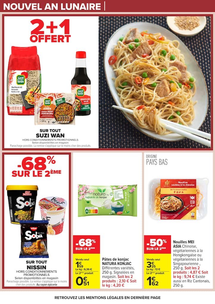 🧧Carrefour : Nouvel An Lunaire, promos alcool & bouquets