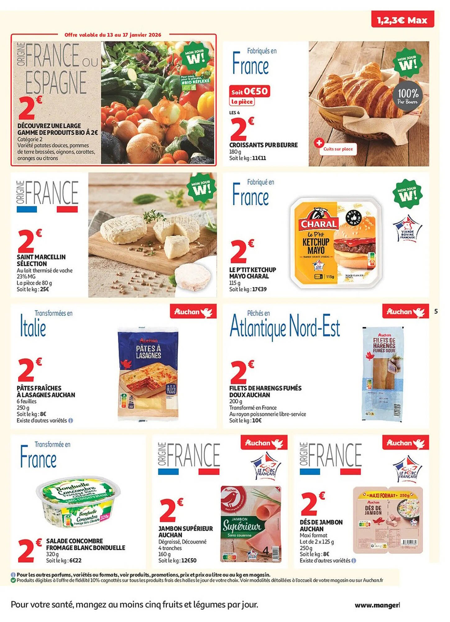 Auchan Catalogue – Le Bon Moins Cher (13–24 jan.)