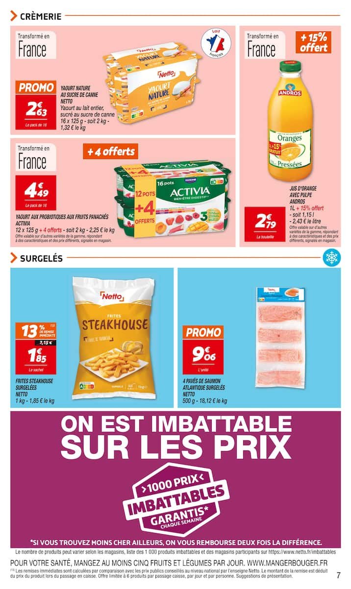 🤑 PRIXBAS chez Netto Catalogue 🛍️ | On gagne tous!