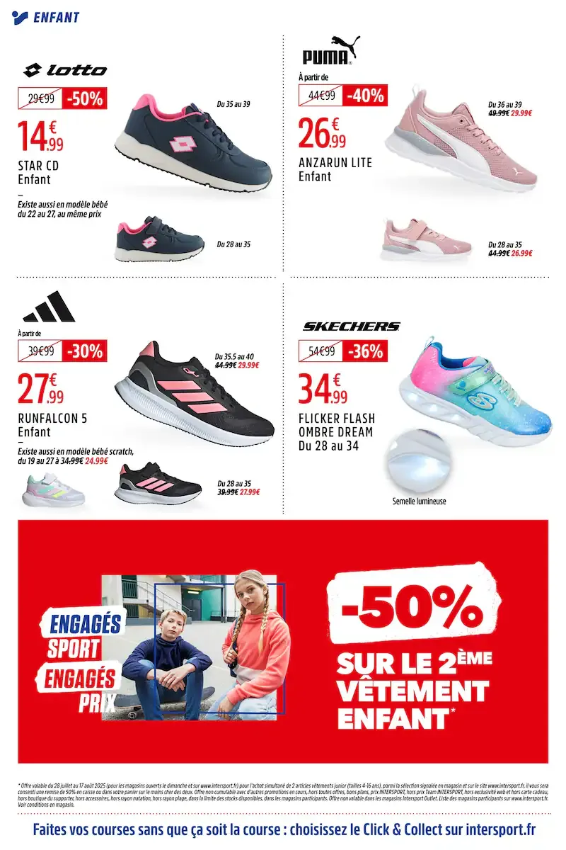 Intersport Rentrée 2025 📚 | Équipez vos enfants