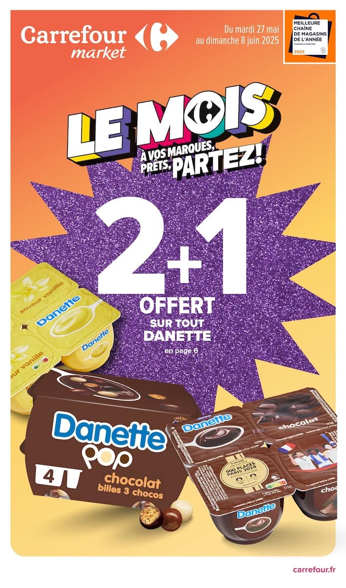 🛍️ Catalogue Carrefour Market - Le Mois À Vos Marques, Partez! 🎯