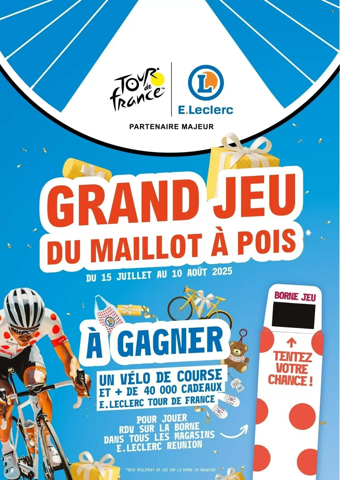 E.Leclerc 🚴 Jeu du maillot à pois 🎯 | +40.000 cadeaux