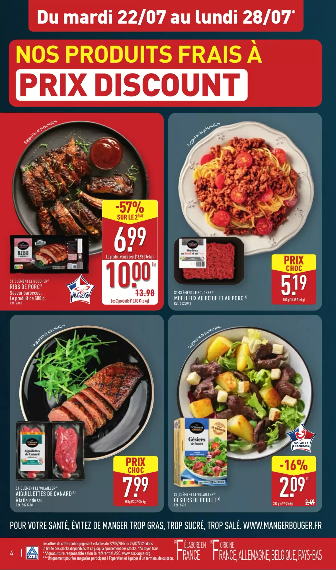 Aldi 🌞 Apéros d’été -50% 🍷 | Du 22 au 28 juillet