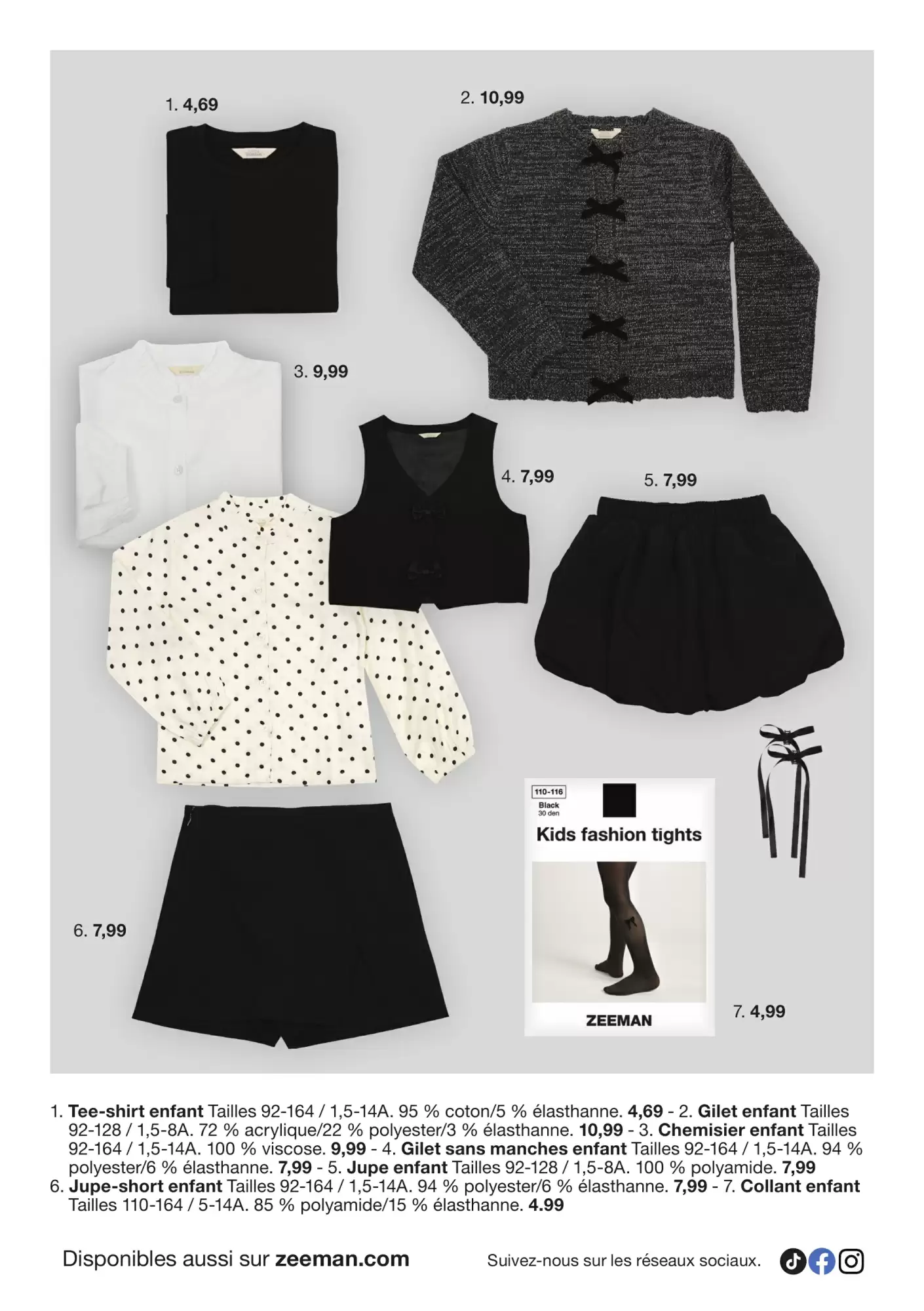 👗Zeeman Catalogue 🎉 Tenues de Fête & Déco à Petits Prix