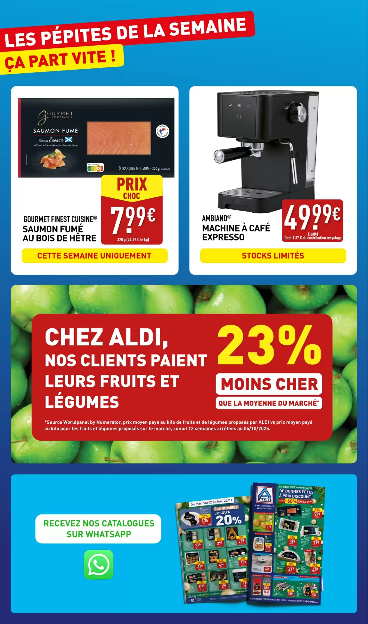 🎄 ALDI : Catalogue Fêtes à prix discount — jusqu’à ‑60%