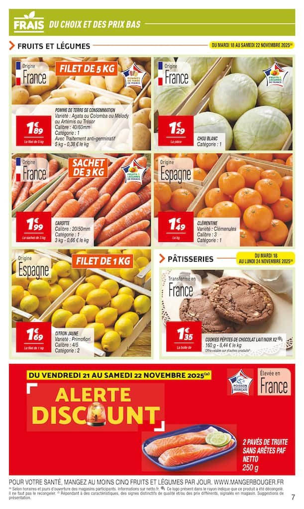 🧀Netto Prospectus | Les Immanquables 🛒 Promo Emmental & Réductions Carte