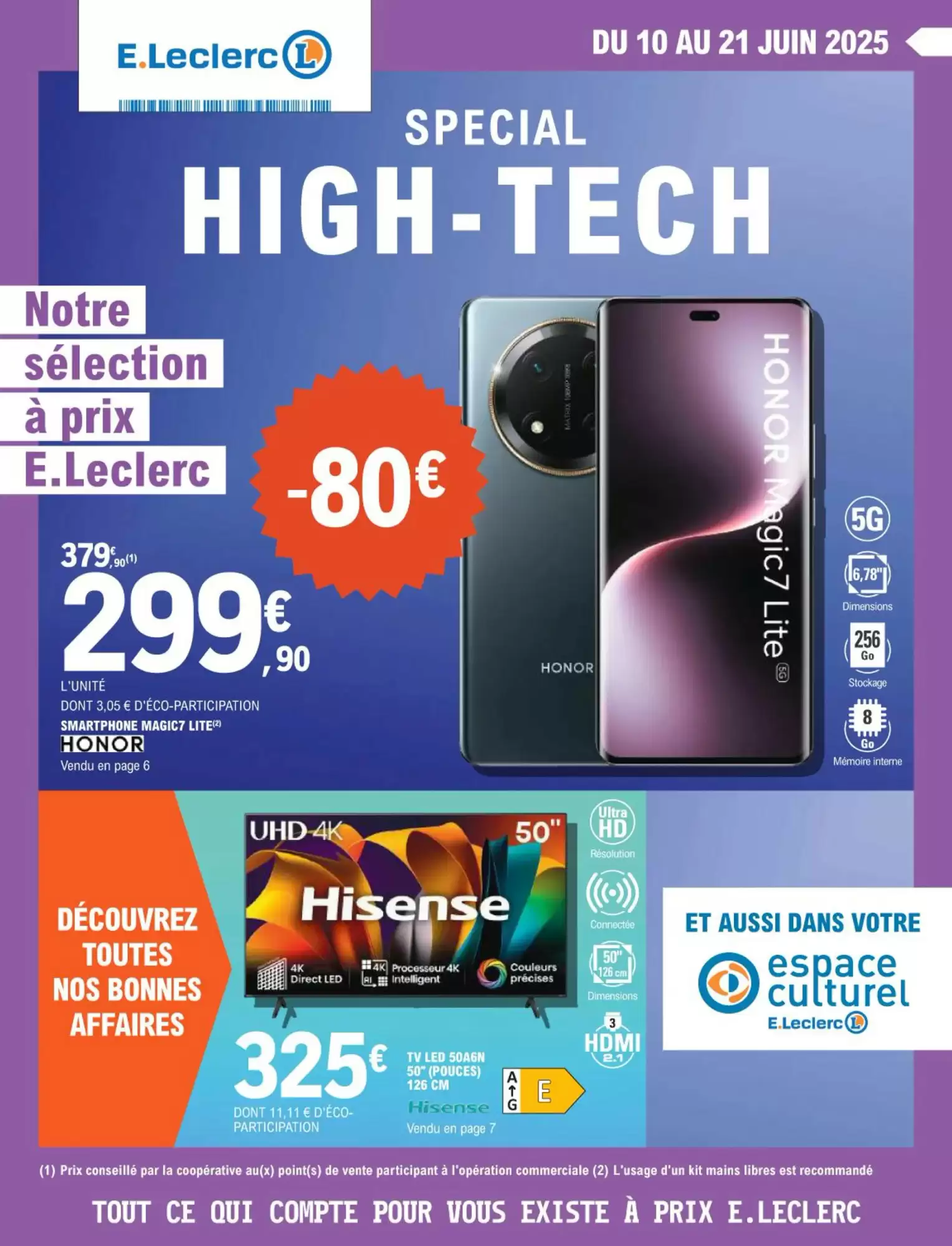 🚀 E.Leclerc - SPÉCIAL HIGH-TECH 📱💻 À PRIX LECLERC !