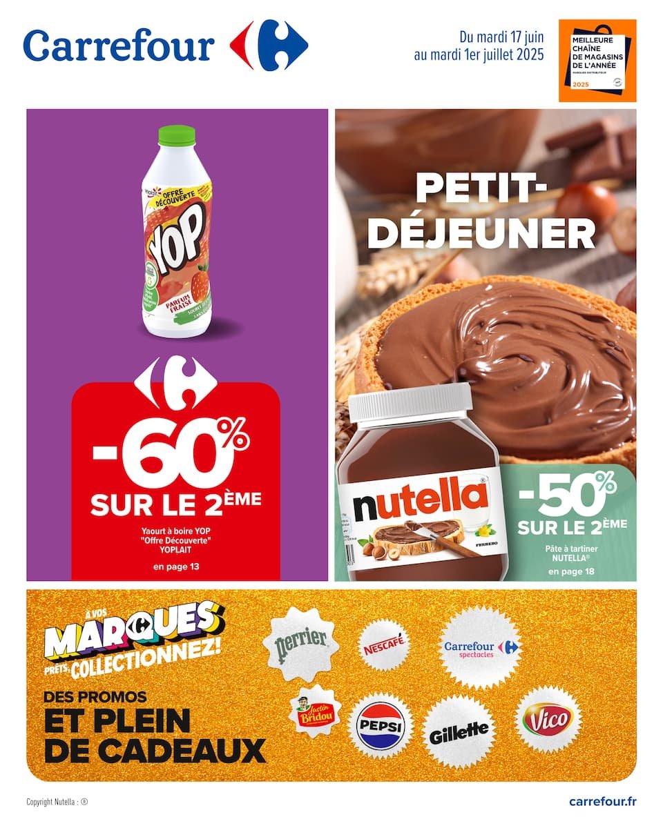 🥐Carrefour Catalogue Petit Déjeuner ☕ :  🌞 Commencez la journée avec Carrefour – Un petit déjeuner gourmand à prix doux ! 🥖🍊