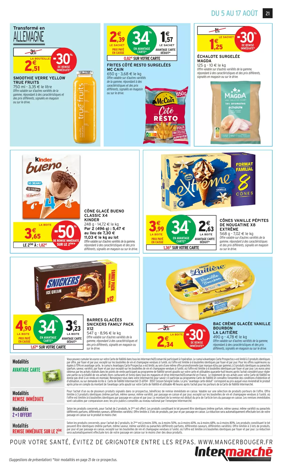 🍧 Intermarché Hyper | Glaces & Délices à prix givrés -34%.