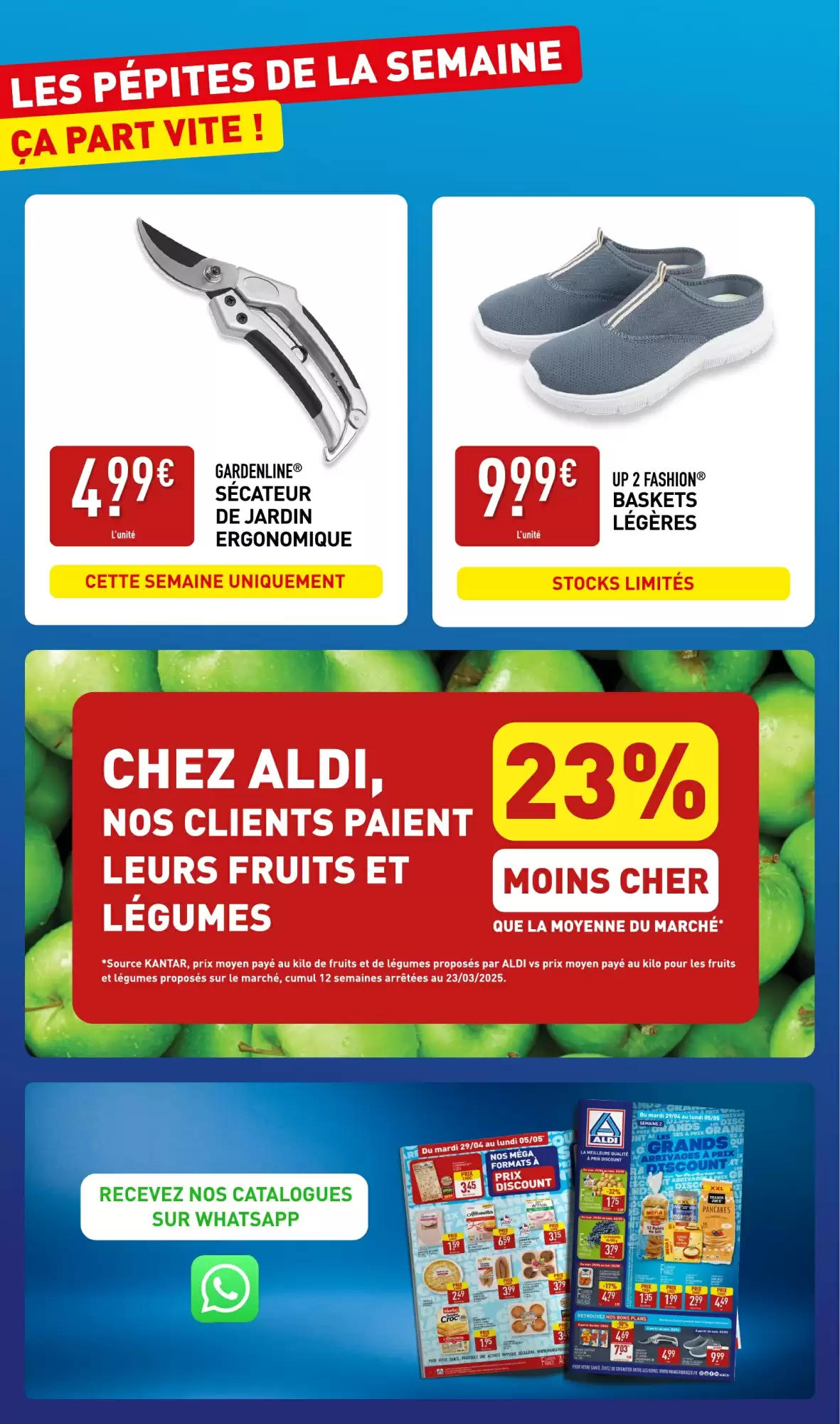 Aldi Catalogues du 29.04 au 05.05 - Grands Arrivages à Prix Discount! 🛒✨