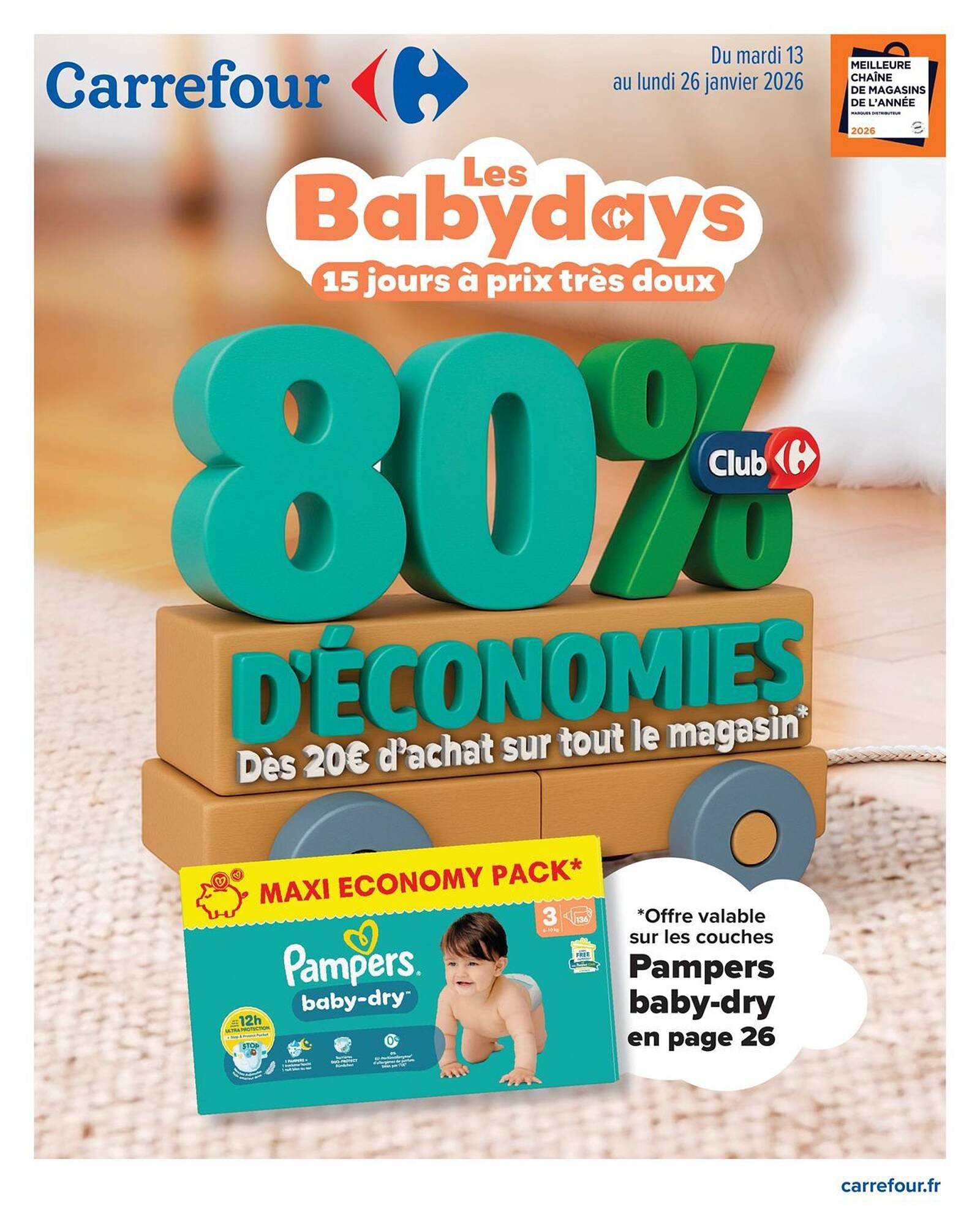 🍼 Carrefour Catalogue Babydays – 15 jours à prix doux