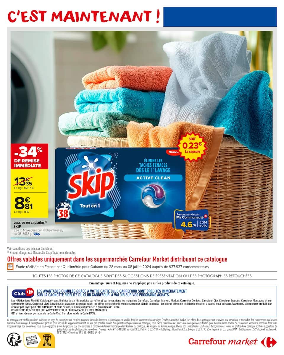🛒 Carrefour Market Août | Offres Fraîcheur & Prix Mini!