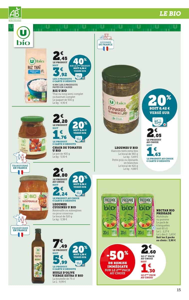 🧀 Catalogue U-Express – Blini Fouetté Échalote & Ciboulette