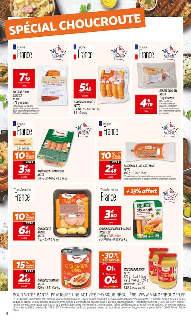 🧀Netto Prospectus | Les Immanquables 🛒 Promo Emmental & Réductions Carte