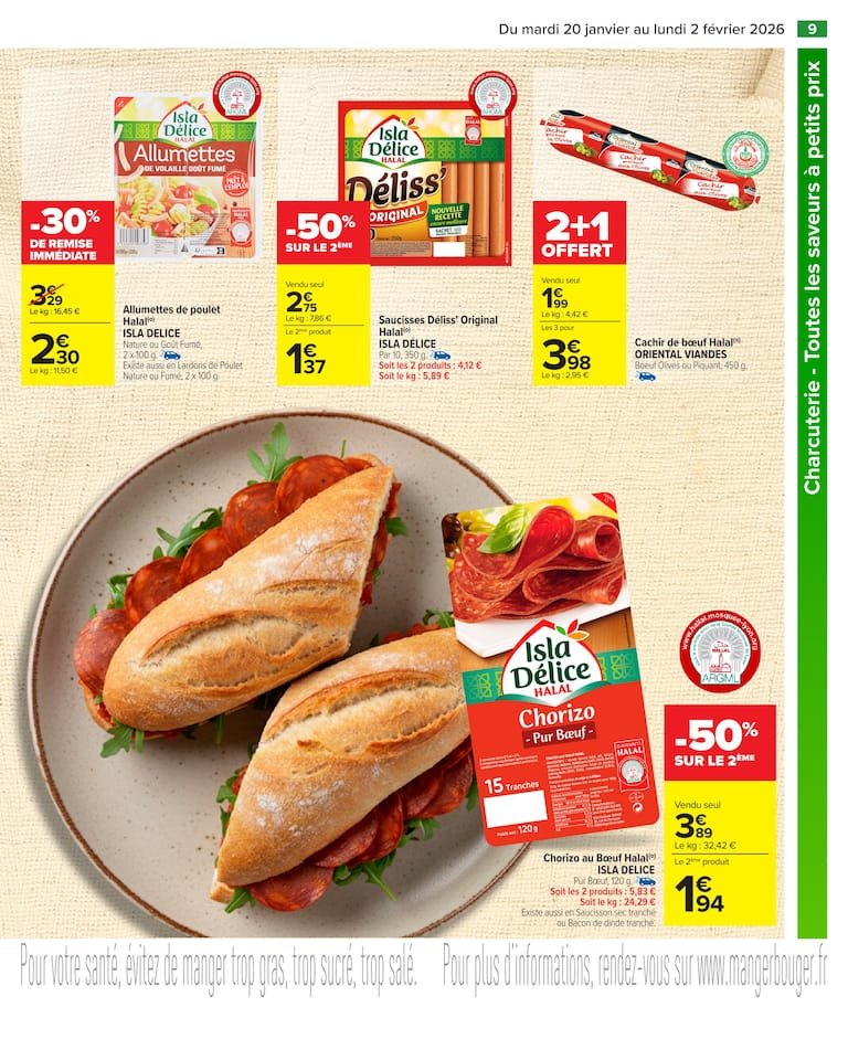 🍗Carrefour Halal : promos Isla Délice – jusqu’à -30%