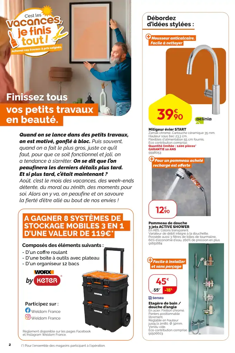 🧰Weldom Prospectus été 2025 🏖️ Bricolez à prix malin