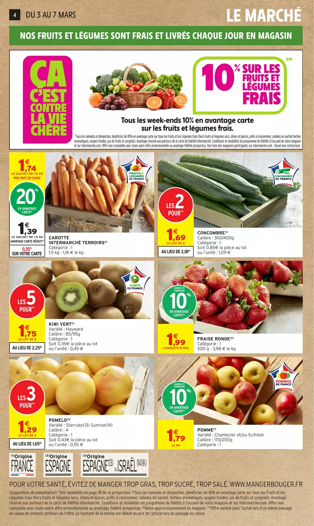 🔥Intermarché Prospectus | 34% en Avantage Carte en magasin!