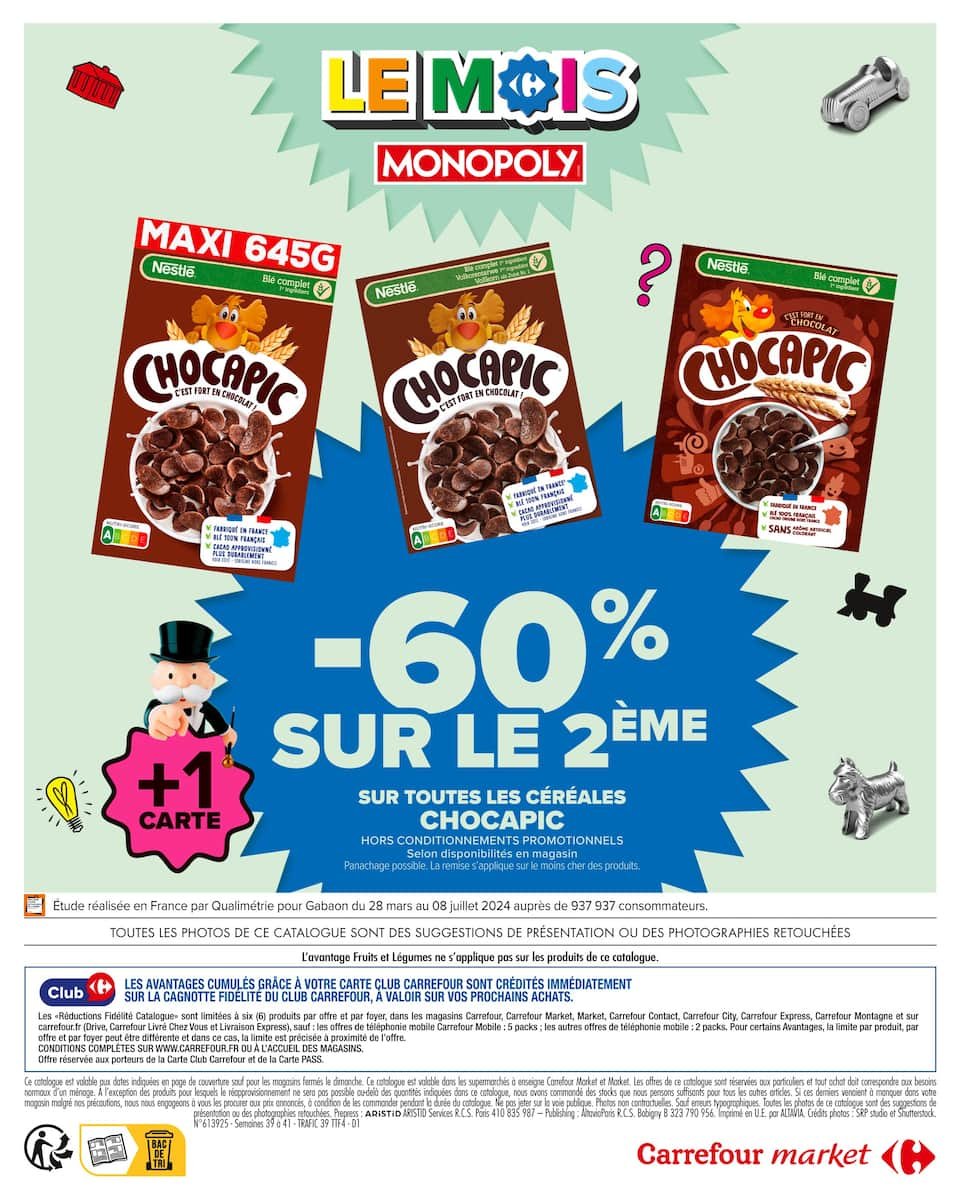 🎉Carrefour Market | Kinder, Nutella & MONOPOLY 🛍️ -50%