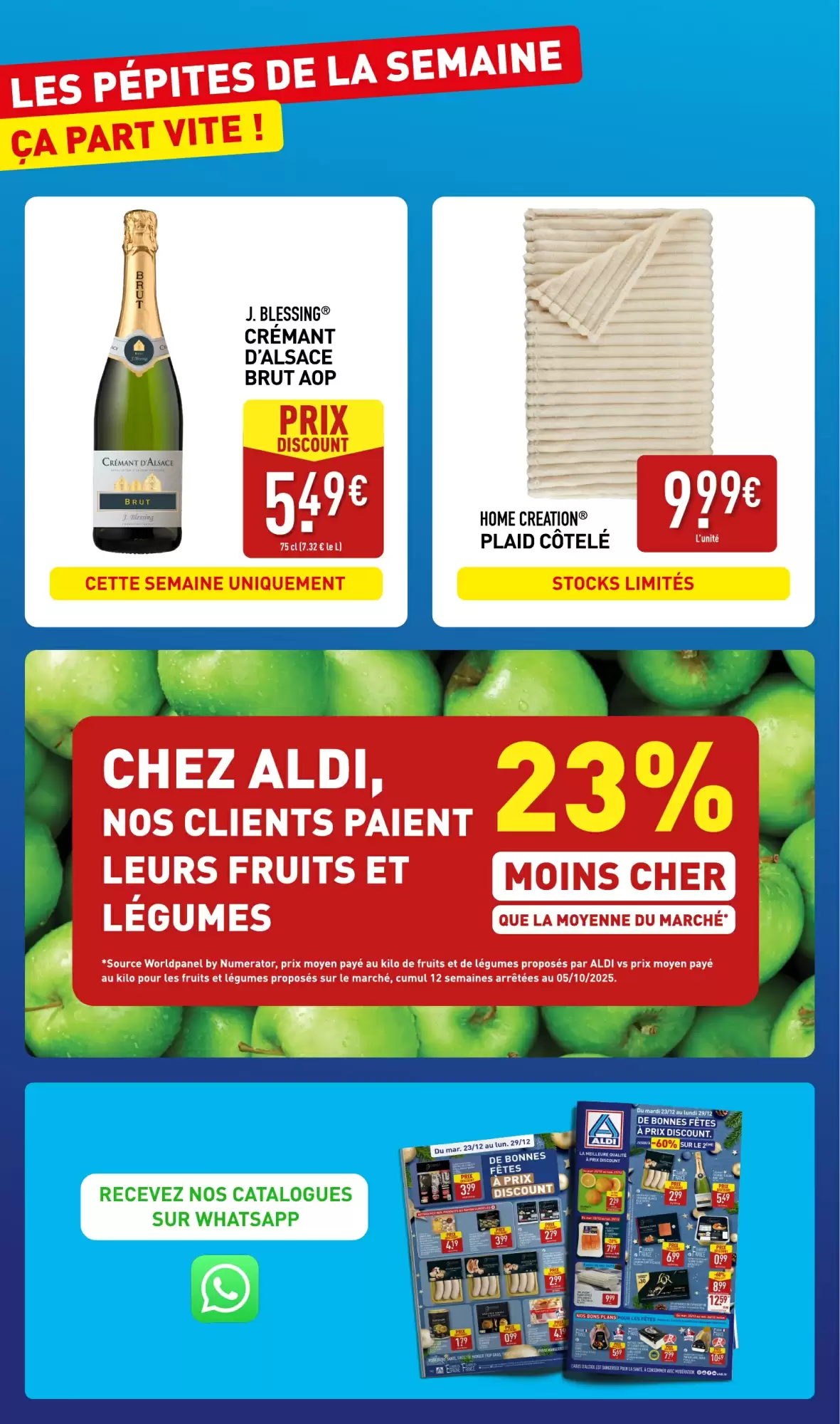 🎉 ALDI : Catalogue Fêtes — promos & prix discount ‑60%